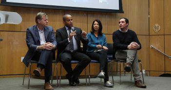 Michael Casey, Dante Disparte, Grace Torrellas Andrew Kruczkiewicz, discuss the ways that blockchain might help humanitarian organizations do more with existing funding.