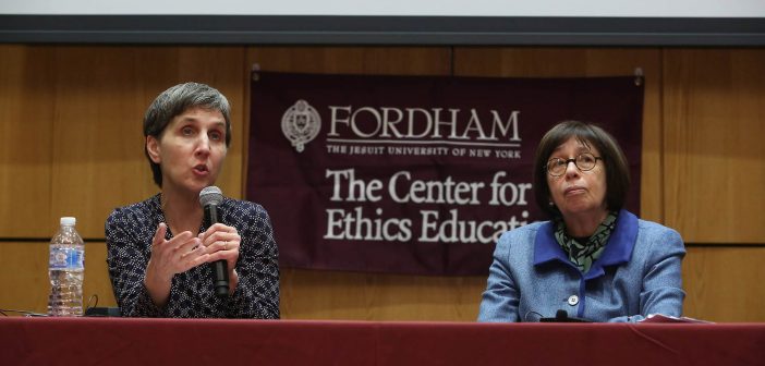Linda Greenhouse, the Joseph Goldstein Lecturer in Law and Knight Distinguished Journalist-in-Residence at Yale Law School, and Nancy Berlinger, Ph.D., a research scholar at the Hastings Center, a bioethics research institute.