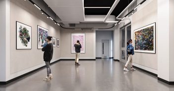 A rendering of the redesign for the Lipani Gallery